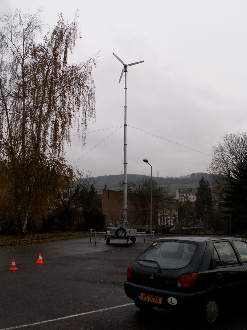Mast ausgefahren